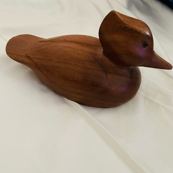 ANTIQUE WOOD DUCK HAND CRAFTED DUCK DECOY SIGNED & CRAFTED BY ROBERT WHETSEL - Picture 4 of 6